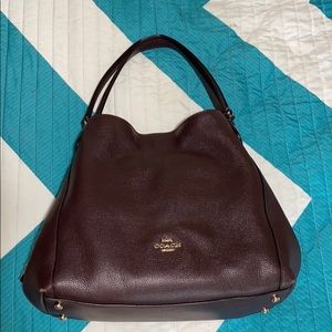 Genuine leather Coach Purse